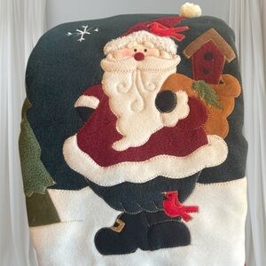 Michaels Tree Skirt 52” Christmas Tree Santa Cardinal Snowflake Holiday Charms